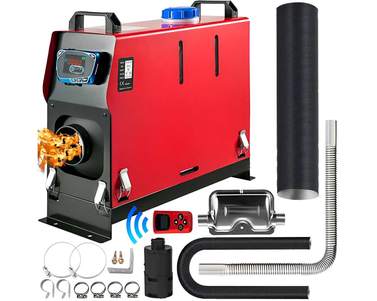 Diesel Heater All-in-One with Remote Control LCD Switch