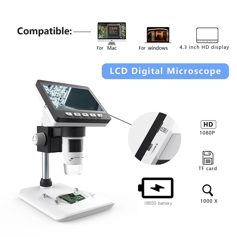 Digital Microscope G700 50X 1000X LCD