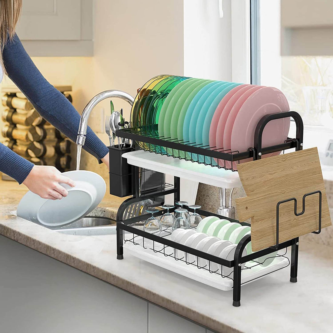 Dish Rack Dish Drying Rack – tomywish-nz