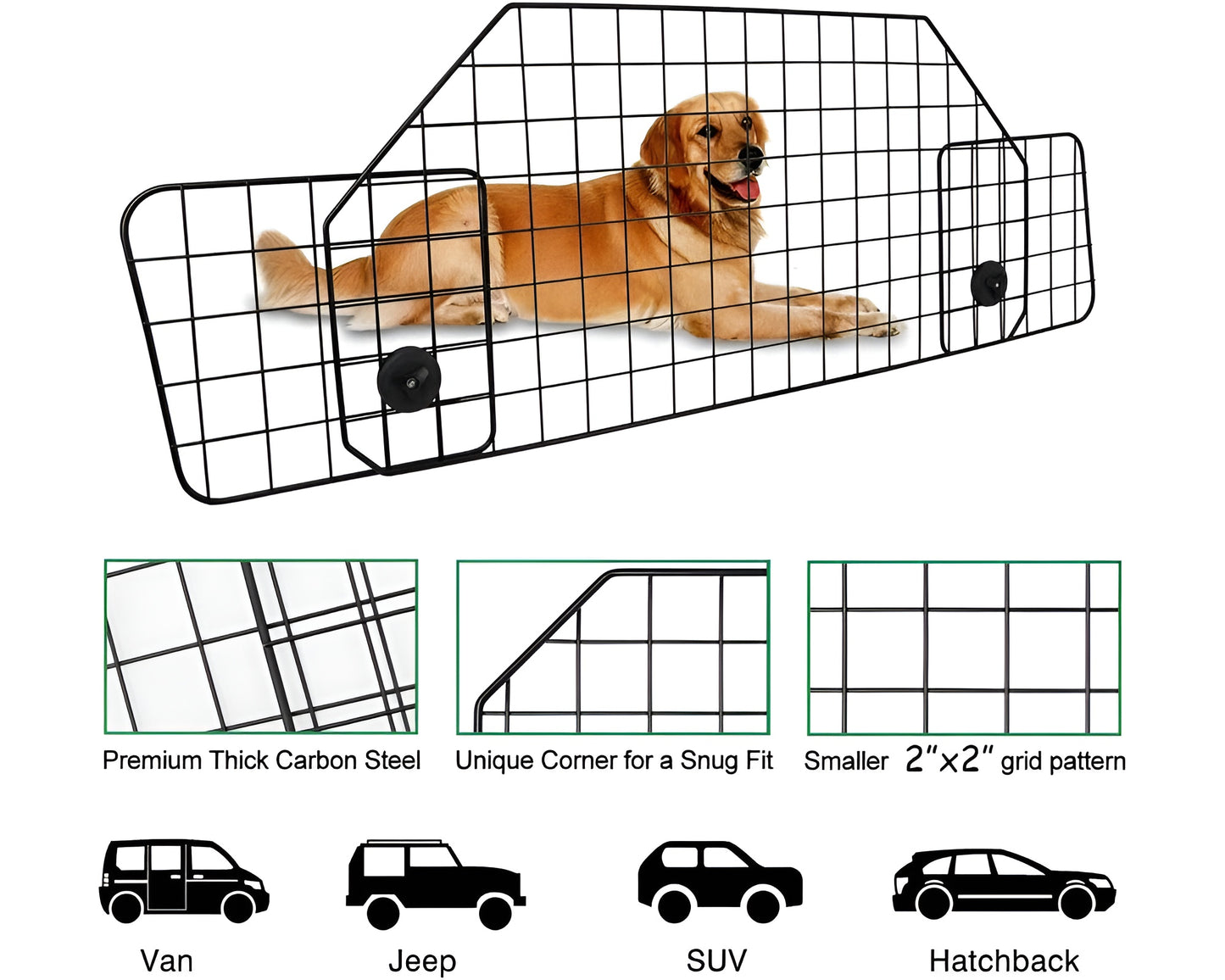 Car Pet Barrier Fence