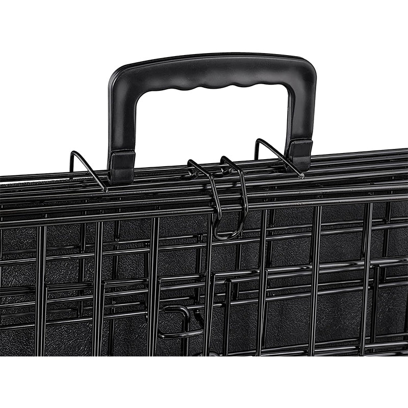 Foldable Dog Crate – 48" XXXL (122 x 74 x 81cm) Portable Wire Dog Cage with Two Doors and Removable Pan