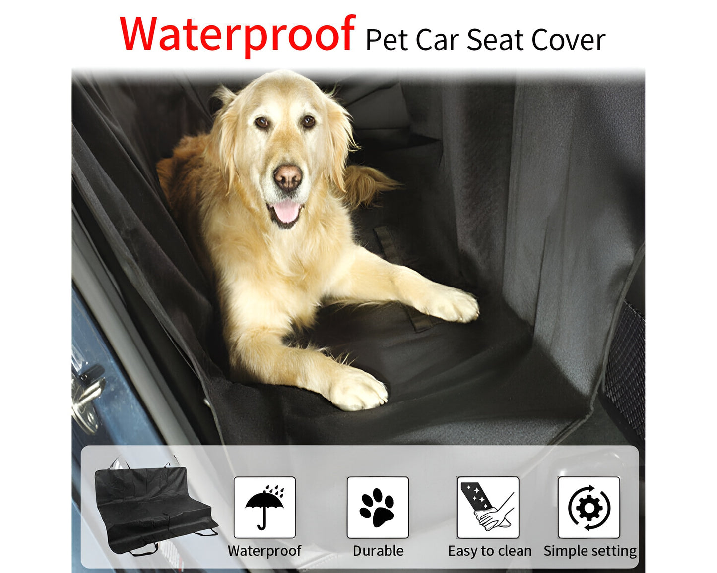 Pet Dog Car Seat Cover