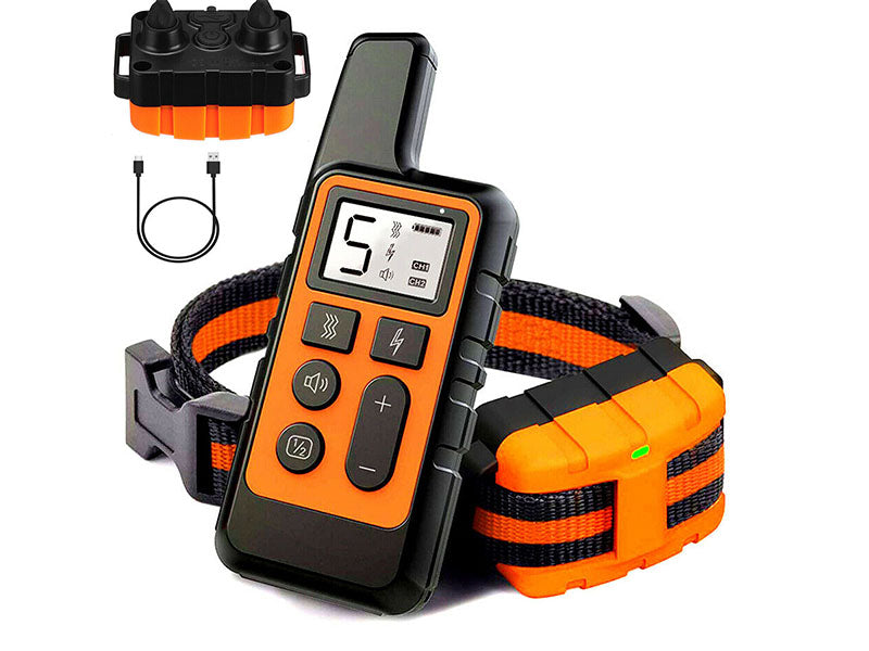 Dog Training Collar Rechargeable Remote Control Electric Pet Shock Vibration