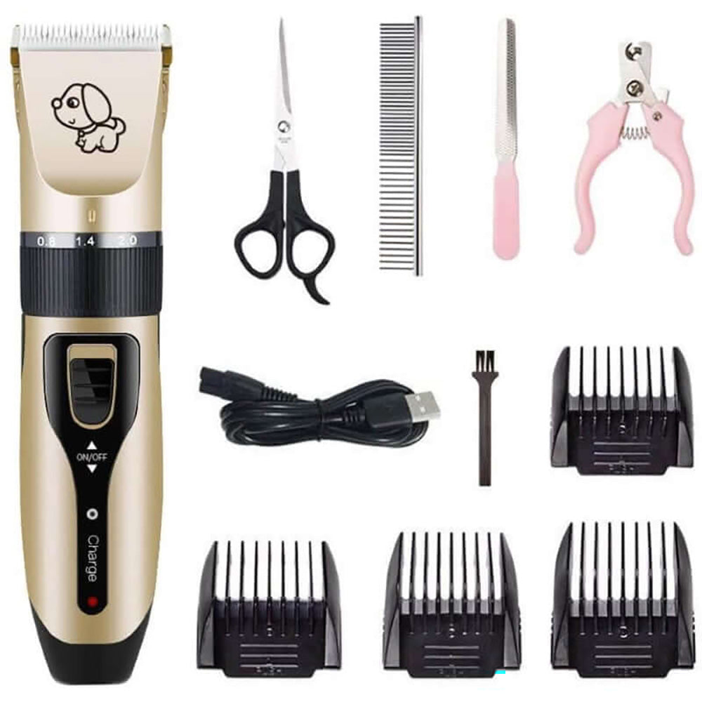 Dog Clippers Pet Trimmer Cordless - Professional Grooming Kit for Dogs, Cats, and More