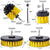 Drill Brush Attachment Set Power Scrubber Brush Cleaning Kit 3pcs