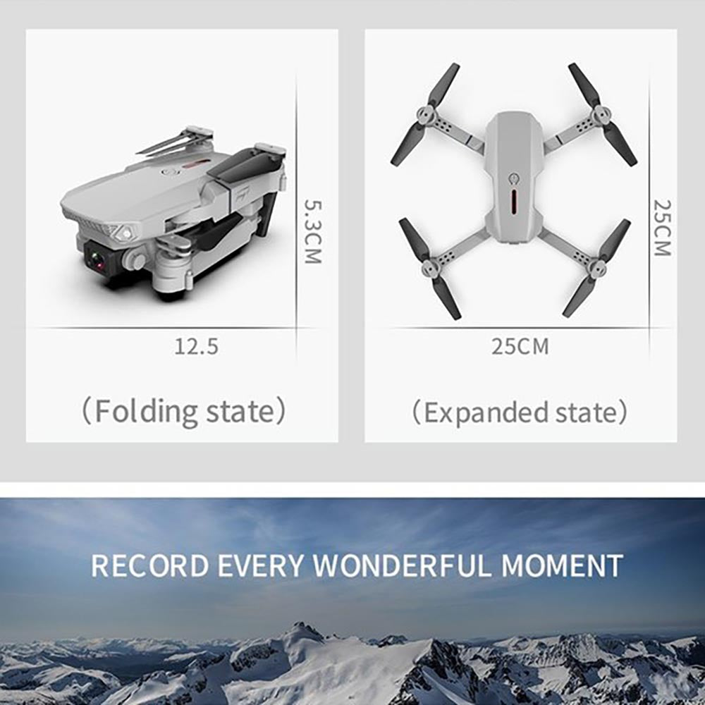 Mini Drone with 4K Professional HD Camera - Foldable WiFi FPV RC Quadcopter for Stunning Aerial Photography