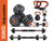 Adjustable Dumbbells Barbell Free Weight Dumbbell Set – 6-in-1 Multifunctional Home Gym Equipment for Strength Training