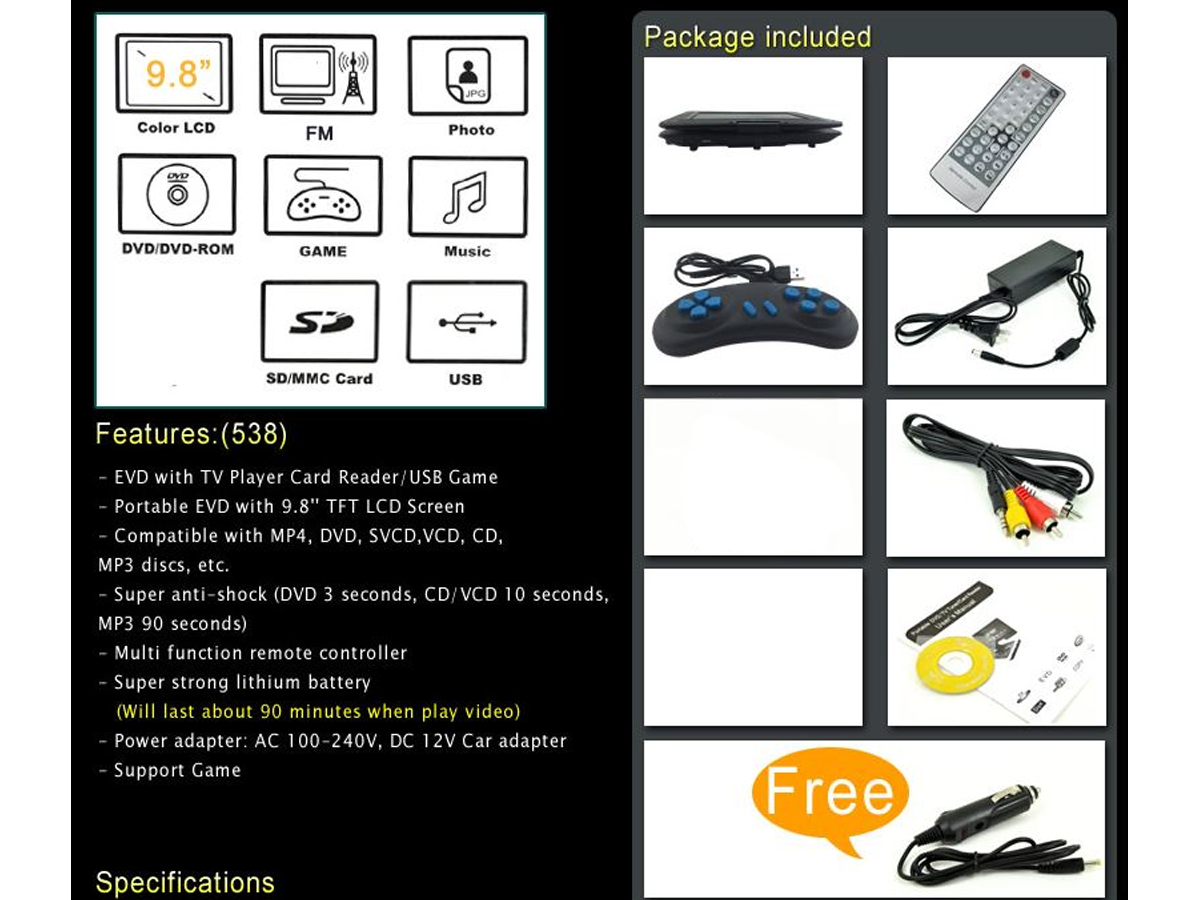 Portable DVD Player