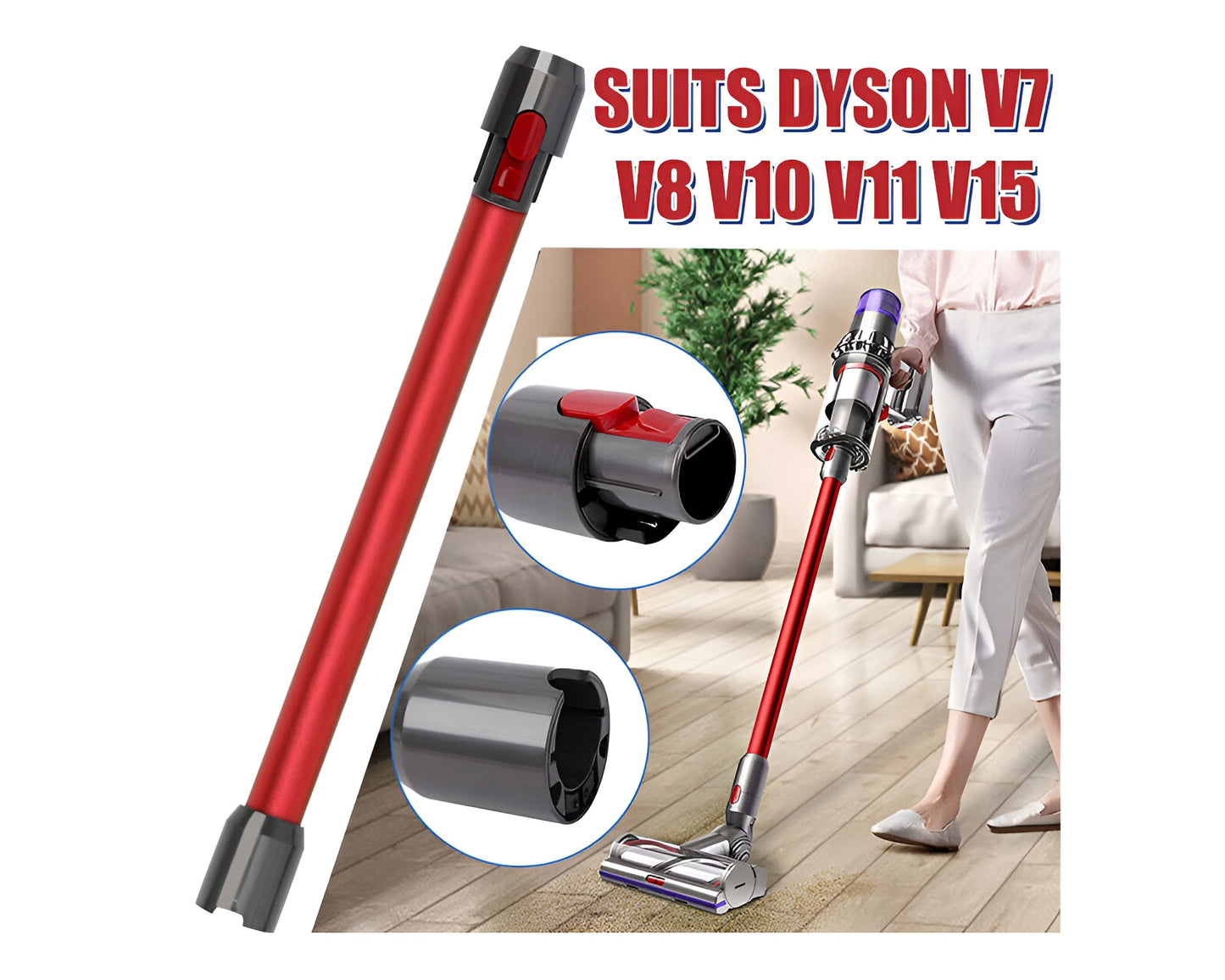 Replacement Wand for Dyson Stick Extension Tube - Elevate Your Vacuuming Experience with Seamless Compatibility and Style!