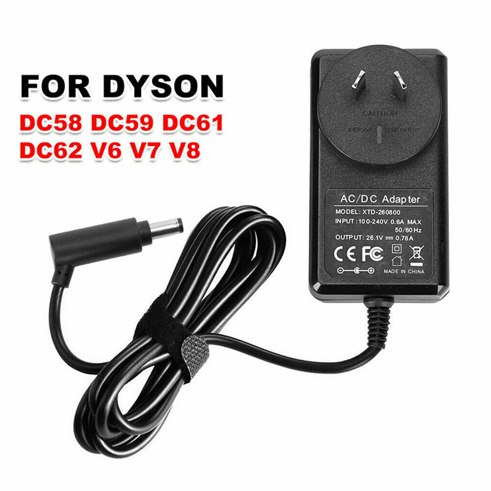 Battery Charger AC Adapter for Dyson Animal V6 V7 DC58 DC74 Vacuum Cleaner 26V