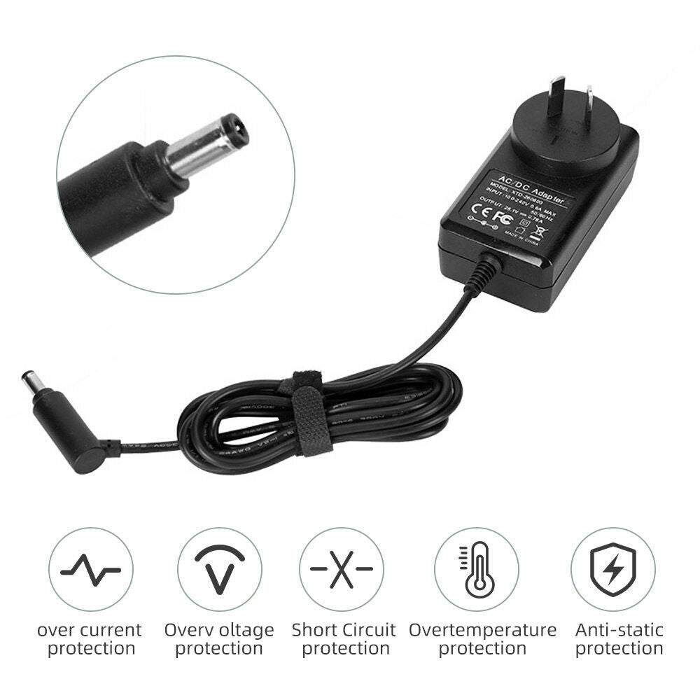 Battery Charger AC Adapter for Dyson Animal V6 V7 DC58 DC74 Vacuum Cleaner 26V