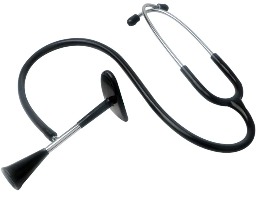 Stethoscope for Baby Heartbeat Detection Pregnancy Fetal Heart Monitor (Black)