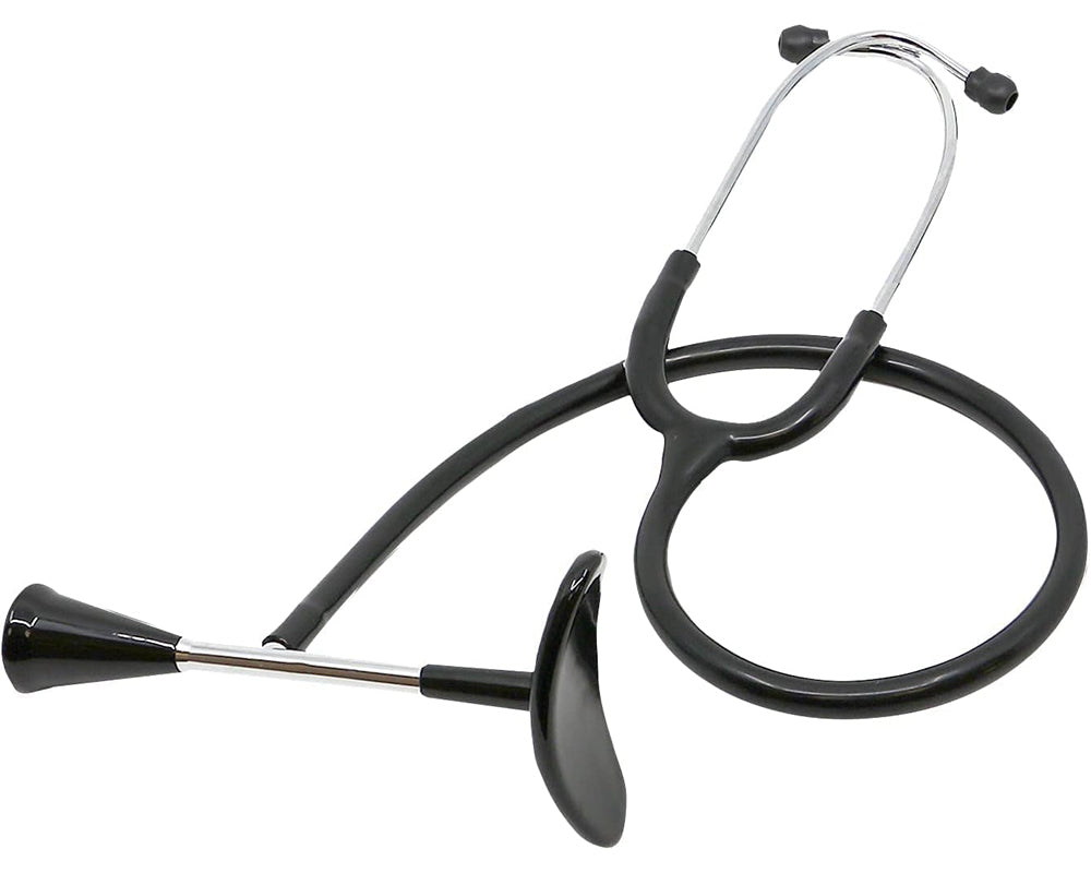 Stethoscope for Baby Heartbeat Detection Pregnancy Fetal Heart Monitor (Black)