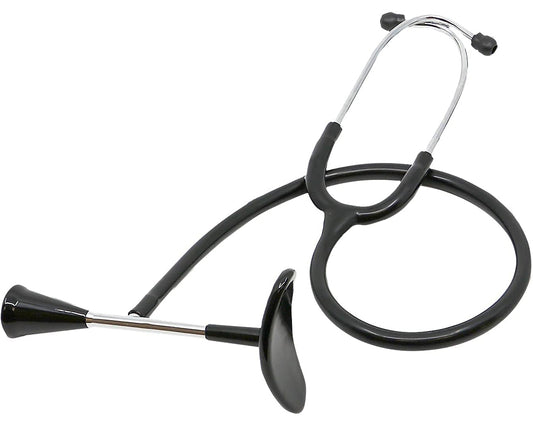 Stethoscope for Baby Heartbeat Detection Pregnancy Fetal Heart Monitor (Black)