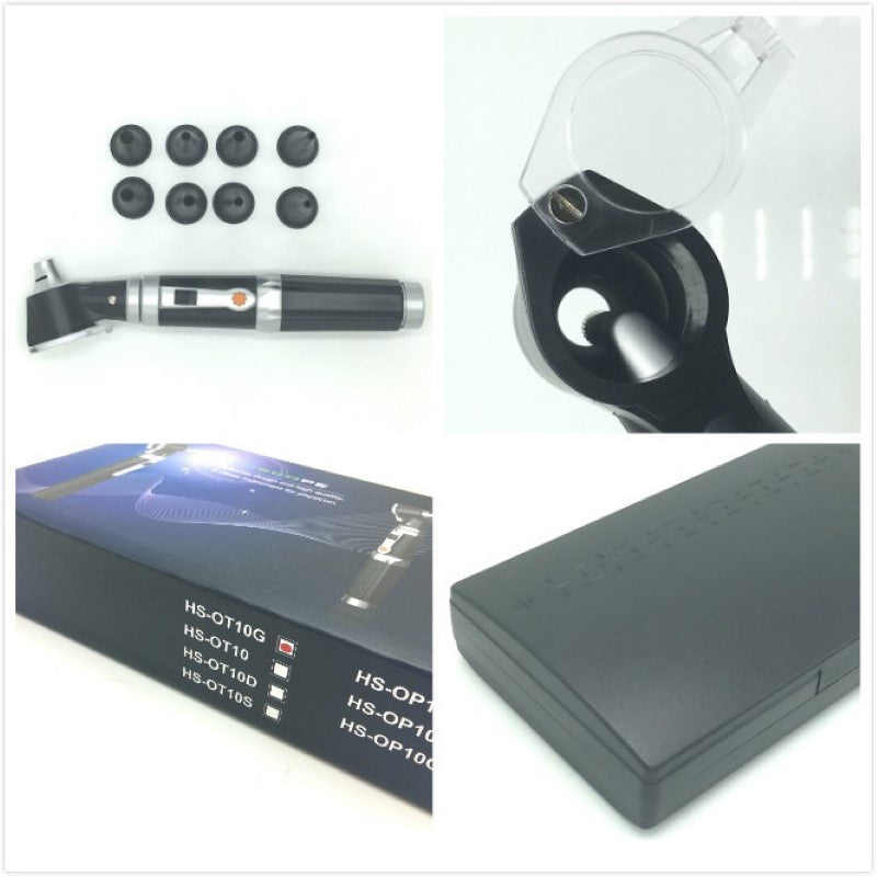 Ear Otoscope Kit, Magnification Diagnostic Ear Scope with LED Illumination Light - Perfect for Home and Professional Use