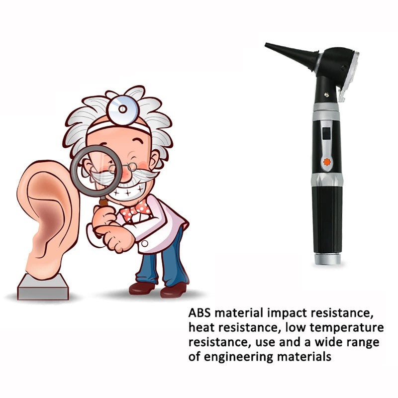 Ear Otoscope Kit, Magnification Diagnostic Ear Scope with LED Illumination Light - Perfect for Home and Professional Use