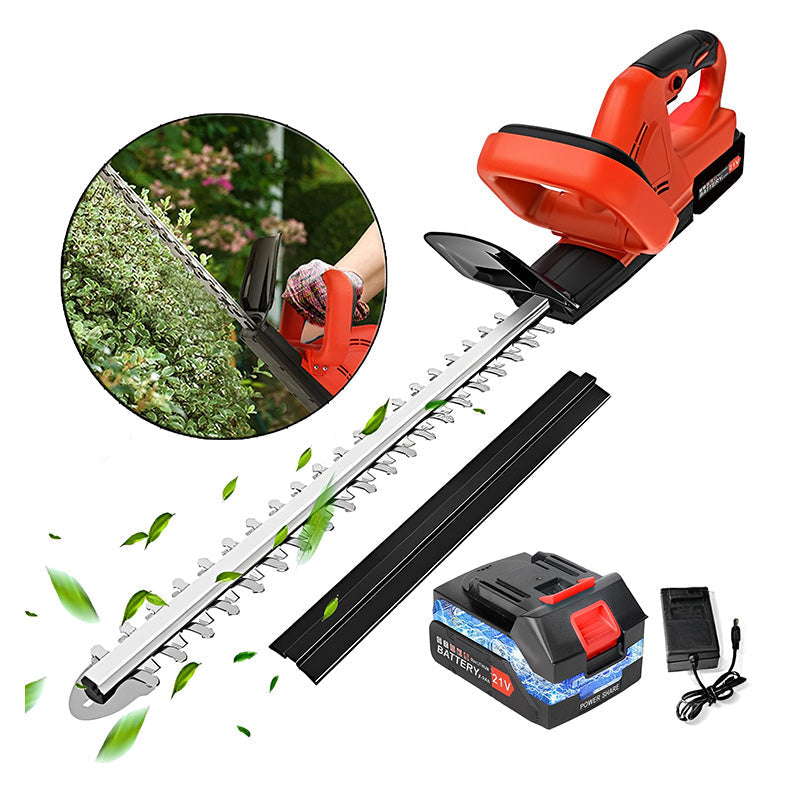 Cordless Electric Hedge Trimmer with 3.0Ah Battery & Charger – Ideal for Bush & Shrub Cutting, Trimming, and Pruning