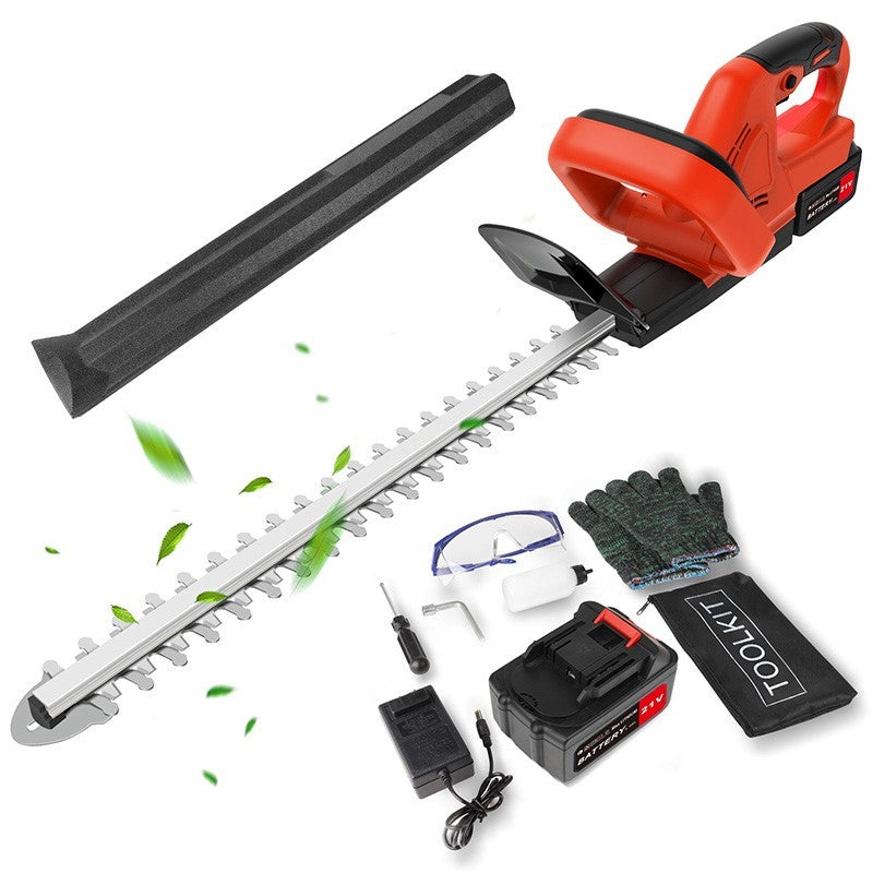 Cordless Electric Hedge Trimmer with 3.0Ah Battery & Charger – Ideal for Bush & Shrub Cutting, Trimming, and Pruning