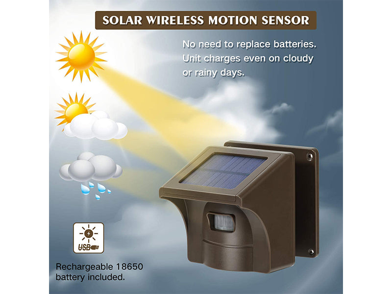 Emacros Pairable 1/2 Mile Long Driveway Alarm with Phone App