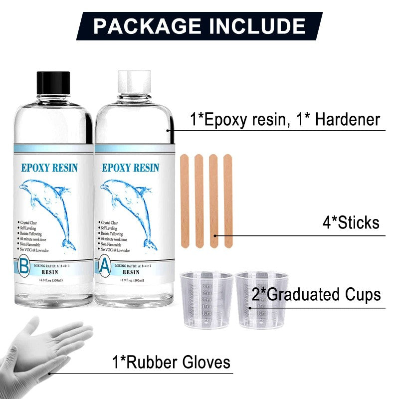 Epoxy Resin 1:1 Kit