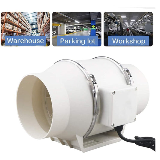 Exhaust Fans Home Inline Pipe Duct Fan Extractor Ventilation Kitchen Toilet Air Clean Ventilator Diagonal Flow Fan