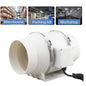 Exhaust Fans Home Inline Pipe Duct Fan Extractor Ventilation Kitchen Toilet Air Clean Ventilator Diagonal Flow Fan