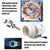 Exhaust Fans Home Inline Pipe Duct Fan Extractor Ventilation Kitchen Toilet Air Clean Ventilator Diagonal Flow Fan