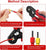 Cable Lug Pliers and Insulated Terminal Crimping Pliers Set with 1250 Cable Lugs - Crimping Tool for Electrical Applications