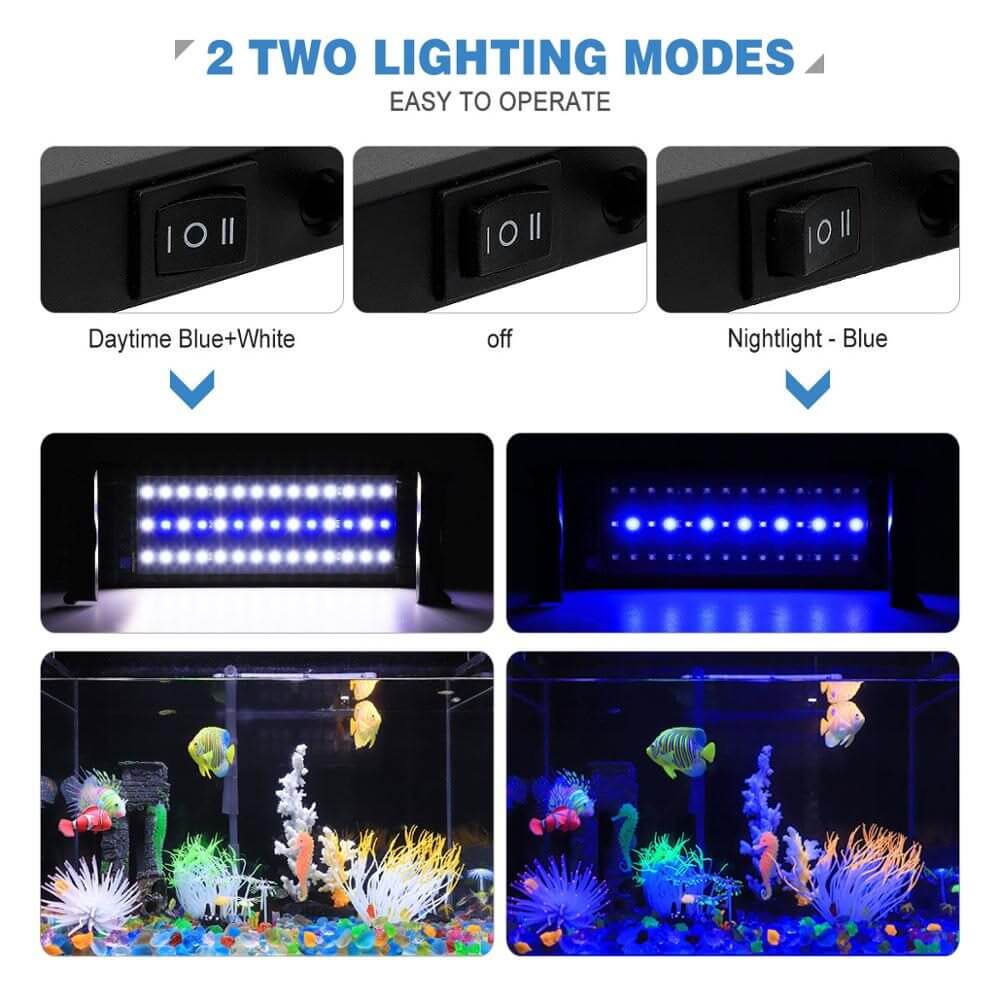 Spectrum LED Aquarium Light with Adjustable Brackets 90cm