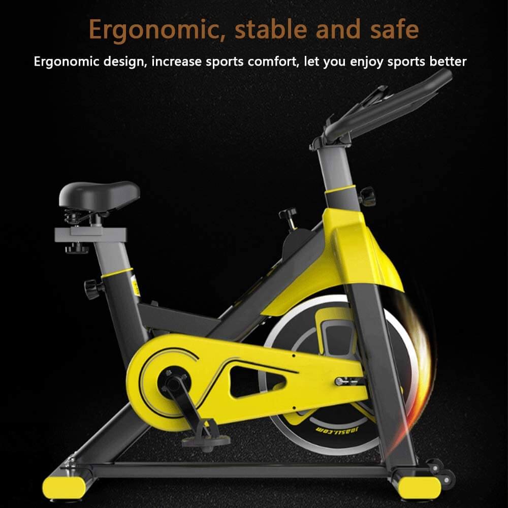Exercise Bike for Indoor Training – Silent Belt Drive Exercise Bike with LCD Display & 150kg Capacity