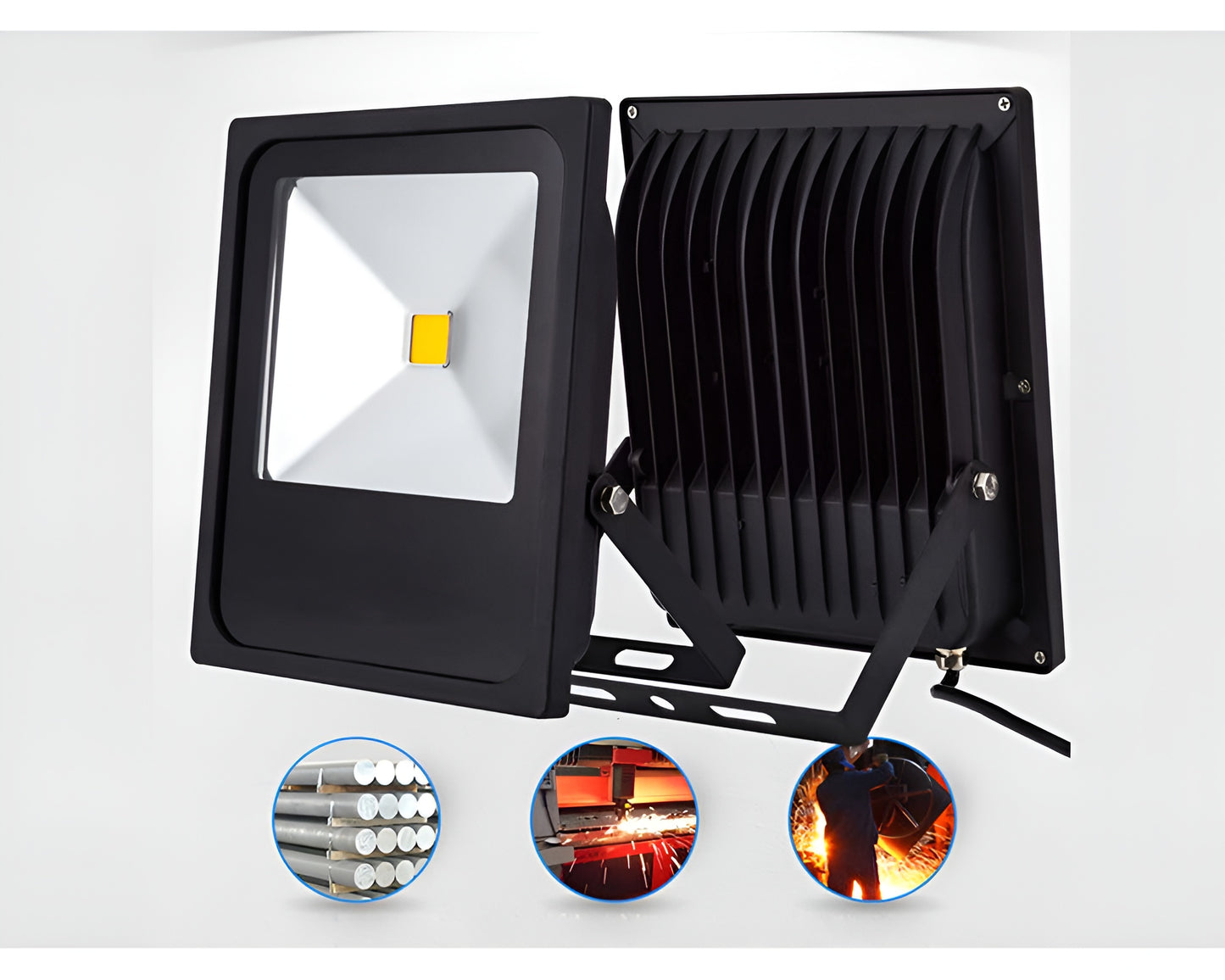 LED Flood Light, Waterproof IP66, 10000Lm, Super Bright
