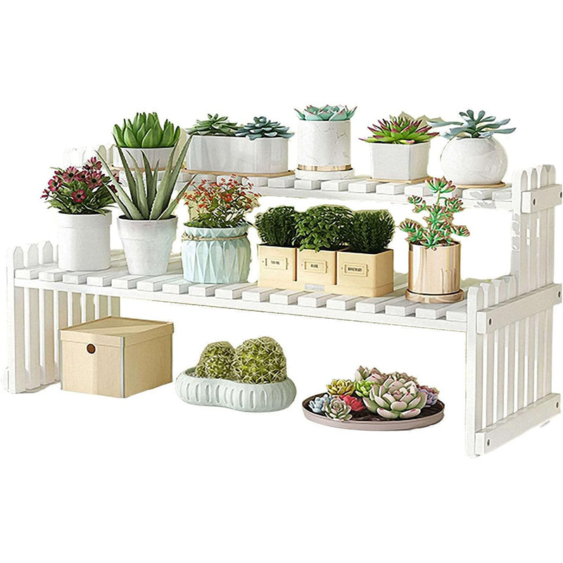 Bamboo Plant Stand Indoor Pland Shelf for Plants