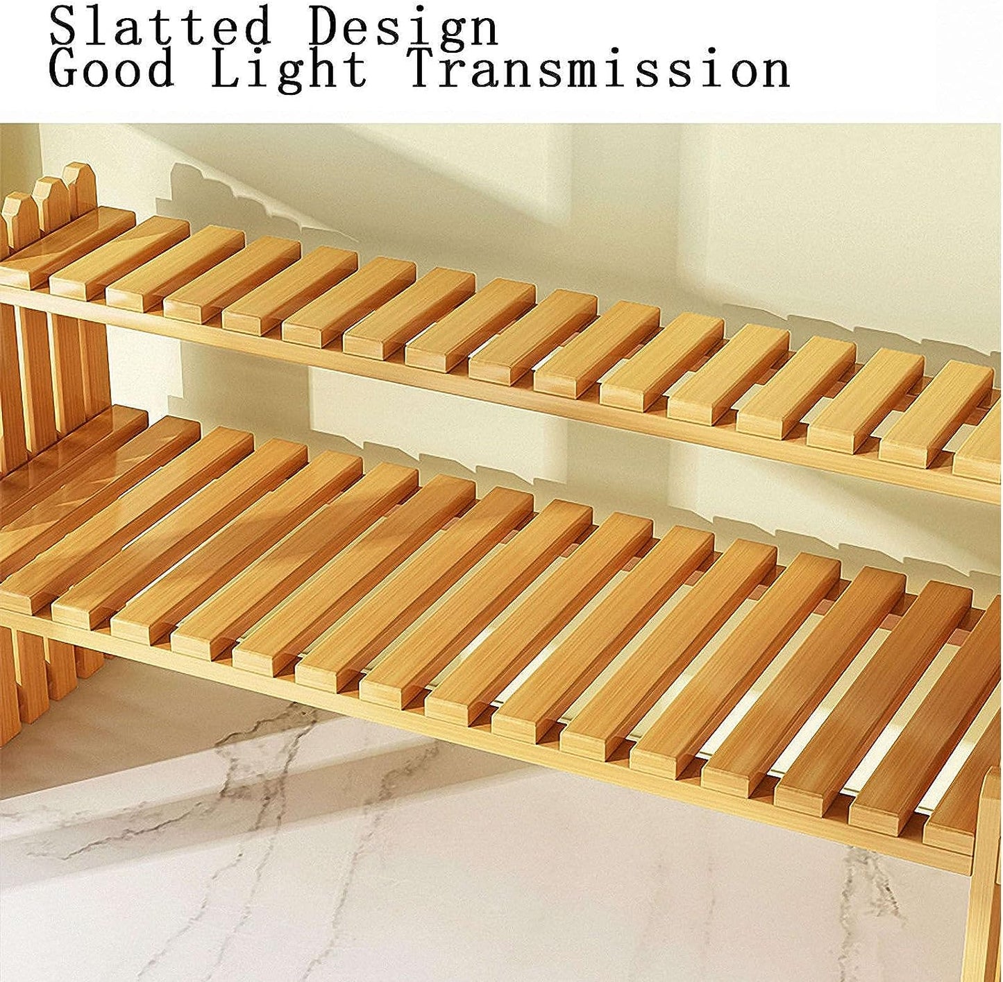 Flower Rack Bamboo Plant Stand