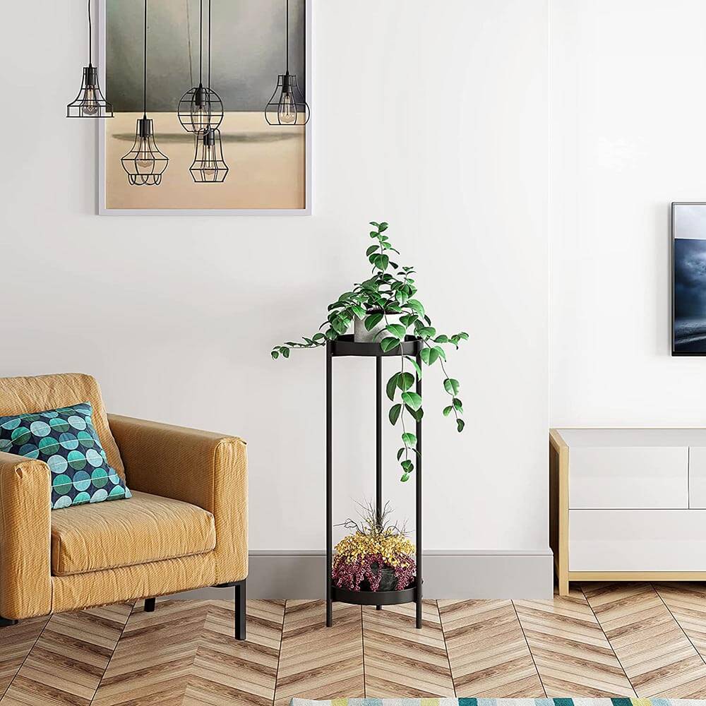 Metal Flower Plants Pot