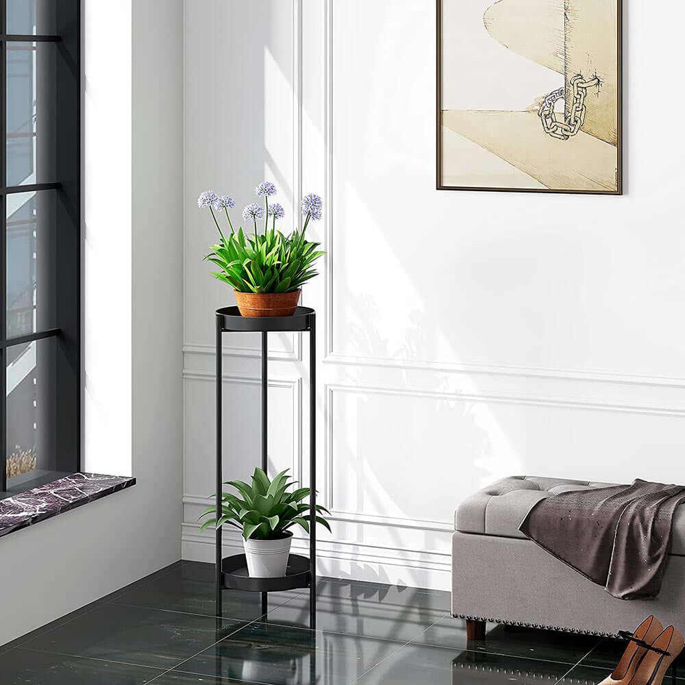 Metal Flower Plants Pot