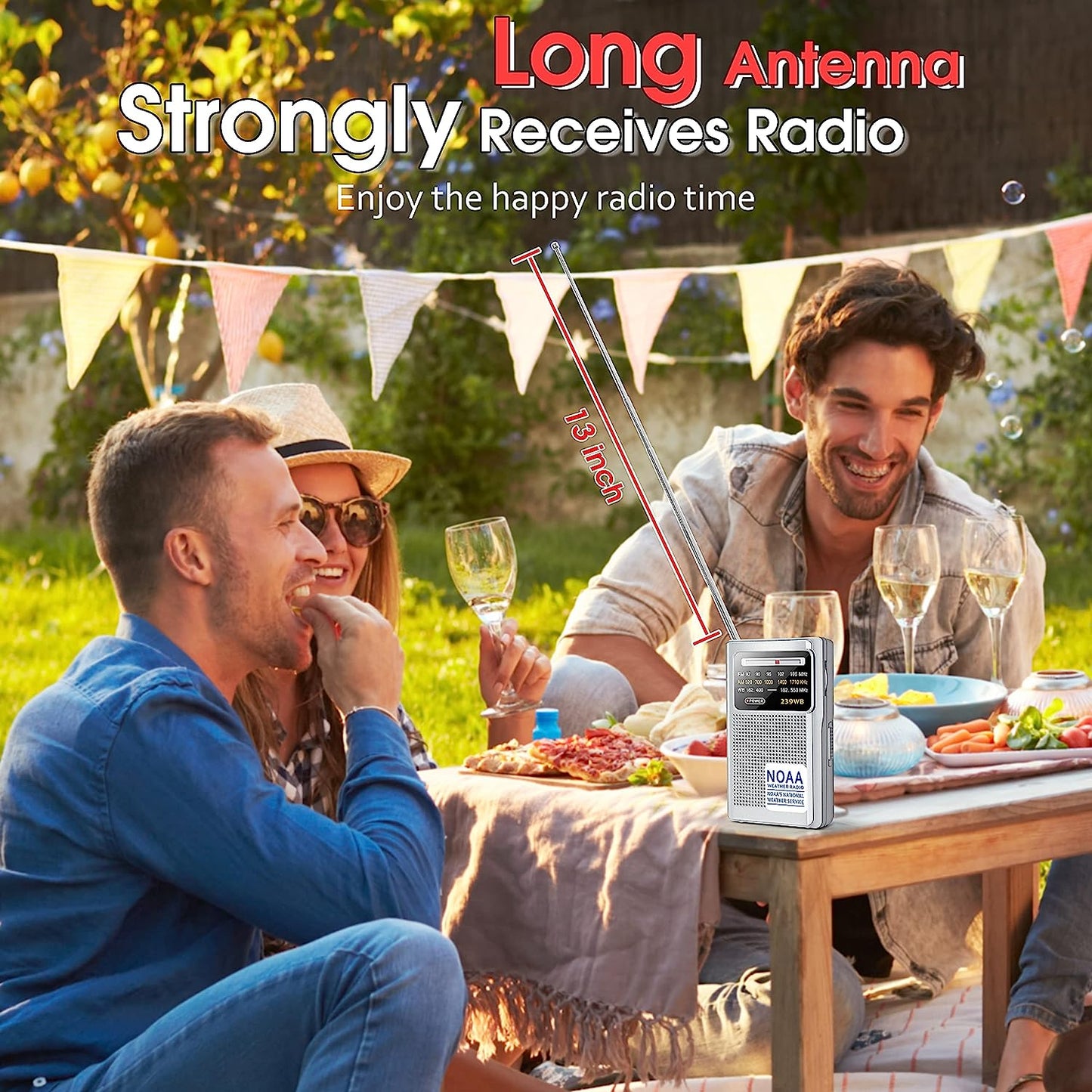 Portable Stereo AM FM Radio