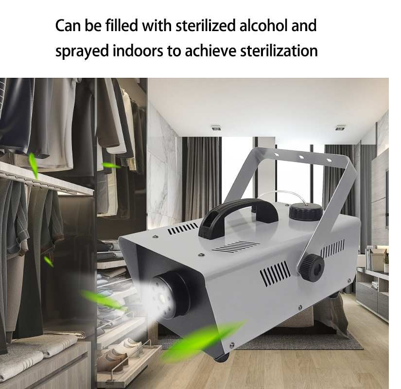 1200W Fog Smoke Machine – Misting and Disinfection Mister for Homes, Offices, and More