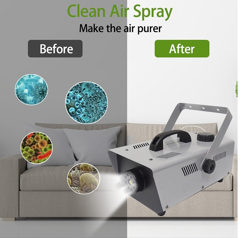 1200W Fog Smoke Machine – Misting and Disinfection Mister for Homes, Offices, and More