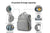 Nappy Bag Mummy Bag, Baby Diaper Bag Backpack