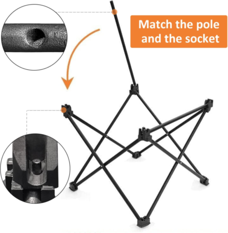 Camping Picnic Folding Table with Storage Bag