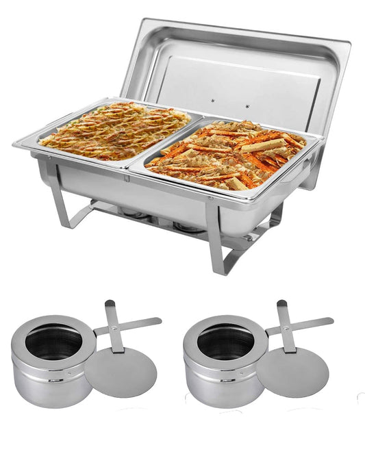 11L Stainless Steel Chafing Dish – Buffet Food Warmer Set