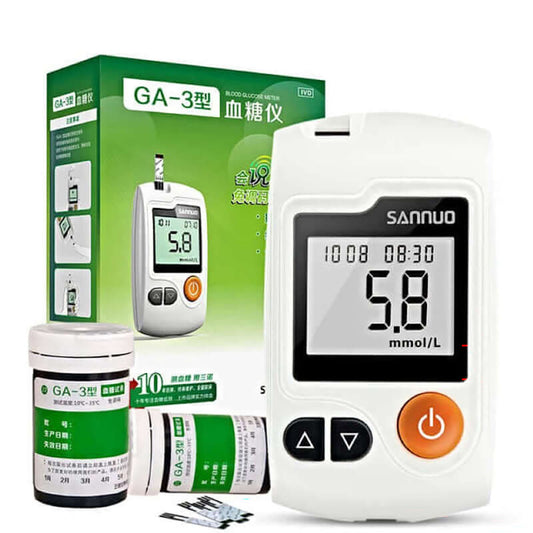 Body Blood Sugar Monitoring Meter Blood Glucose Monitor With Testing Strip