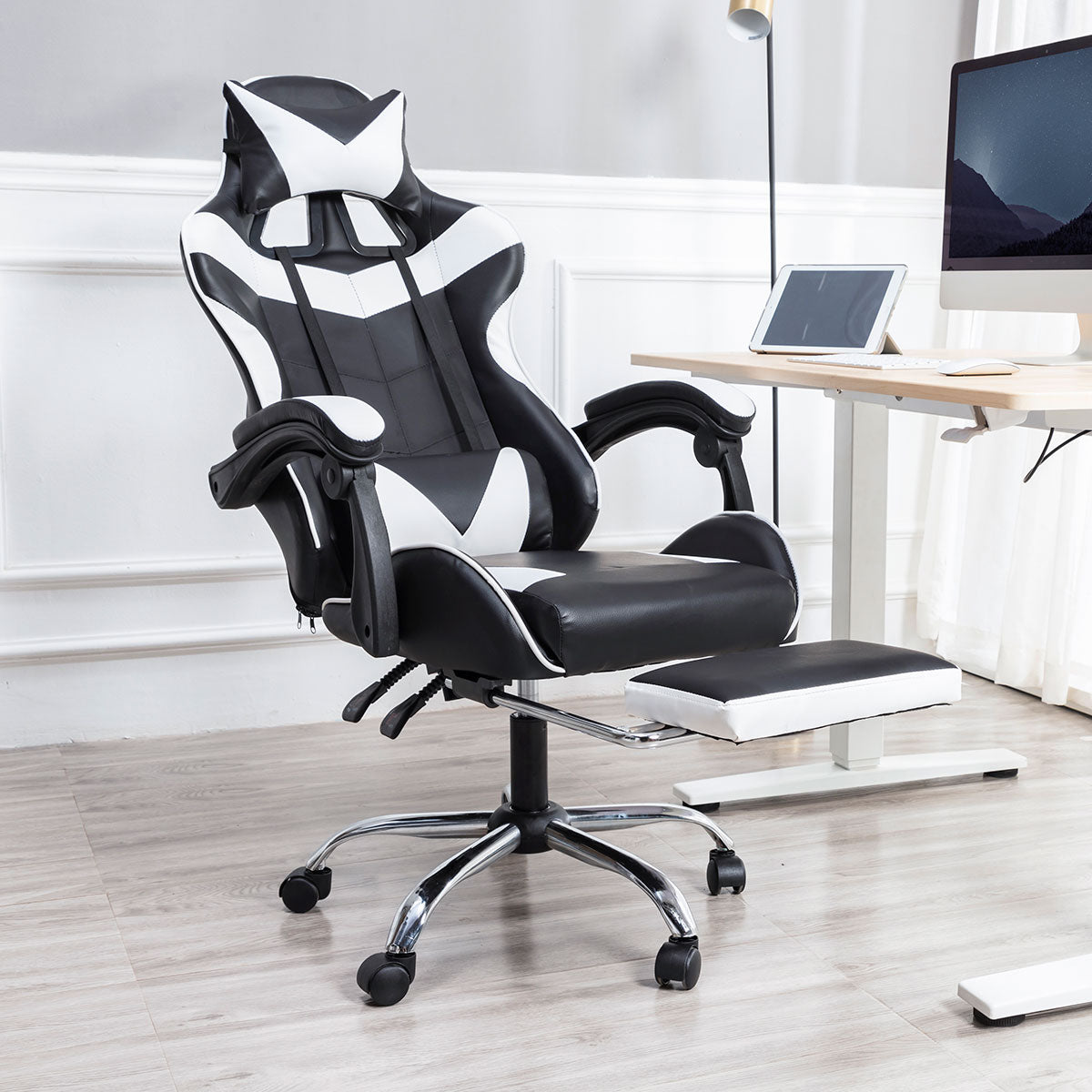 Gaming chair Home Office Chair - White