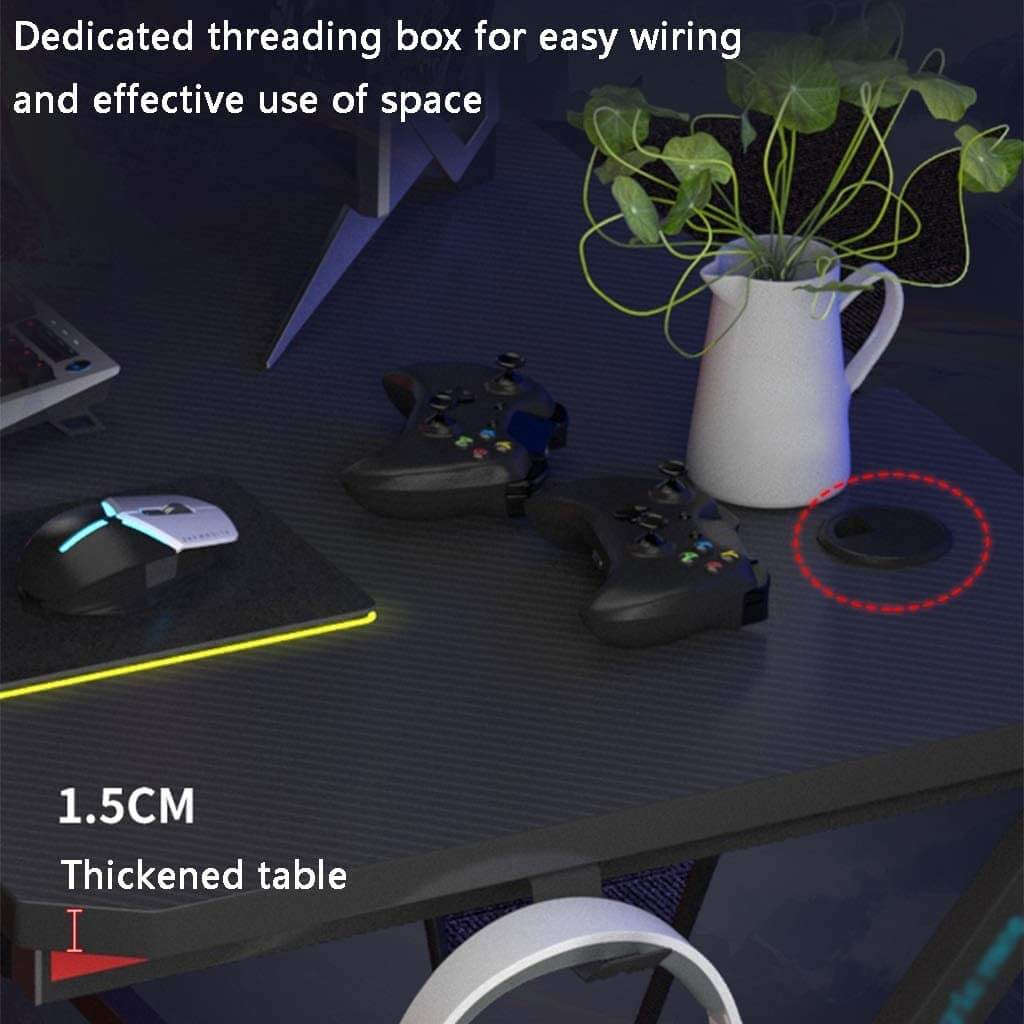 Gaming Desk 100CM – Durable Office Gaming Desk with Steel Frame