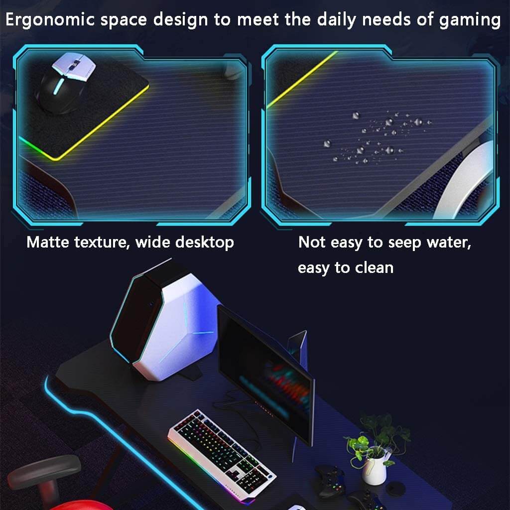 Gaming Desk 100CM – Durable Office Gaming Desk with Steel Frame