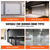 Universal Garage Door Bottom Seal Weather Stripping Kit for Garage Doors