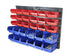 WALL MOUNTED GARAGE ORGANISER / PARTS RACK WITH 30 BINS