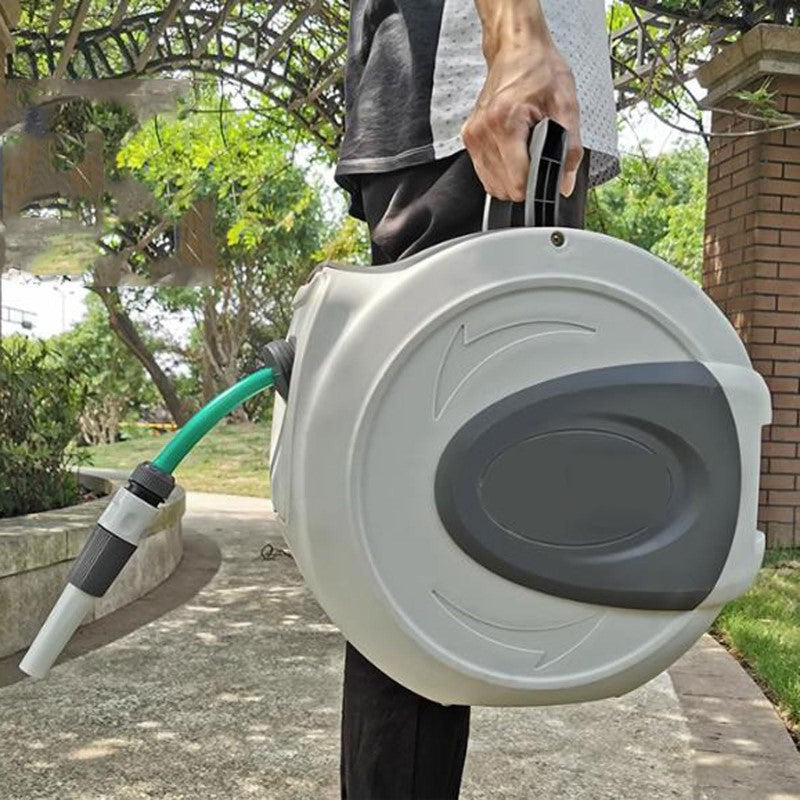 20M Retractable Garden Water Hose Reel