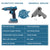 Cordless Glue Gun for Crafts (Makita 18V Battery Compatible)