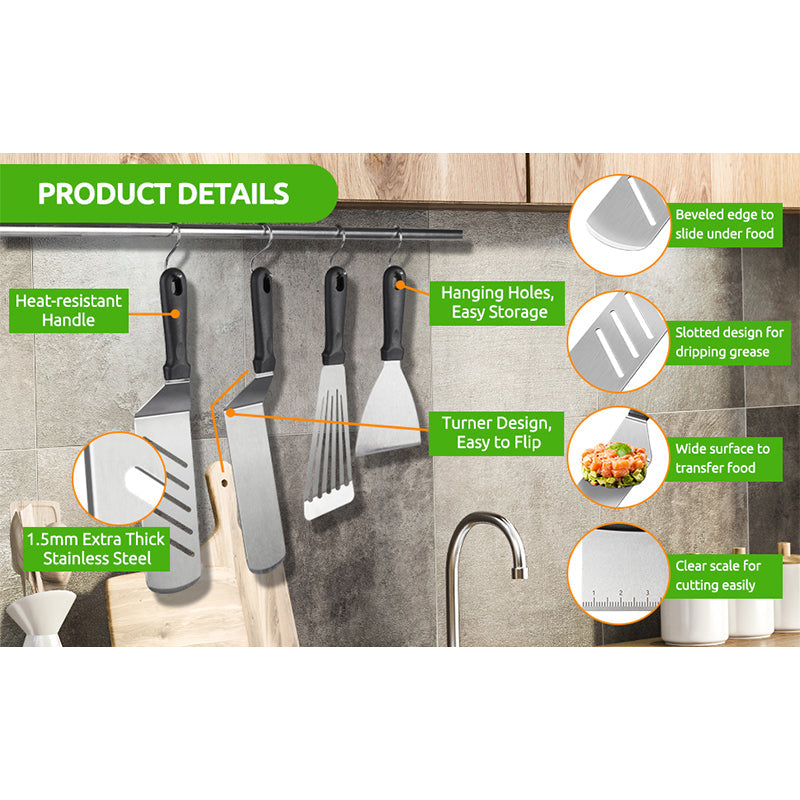 38 Piece Griddle Accessories for - BBQ Grill Accessories